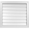Ekena Millwork Vertical Surface Mount PVC Gable Vent: Functional, w/ 2"W x 1-1/2"P Brickmould Frame, 26"W x 24"H GVPVE26X2402SF - alternate 1